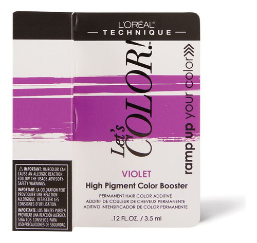 Color Booster L'oreal ¡vamos A Colorear! Violeta De 0.12 Oz