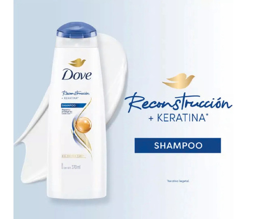 Shampoo Dove Reconstrucción + Keranita 400ml