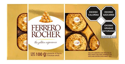 Chocolate Ferrero Rocher 8 Piezas