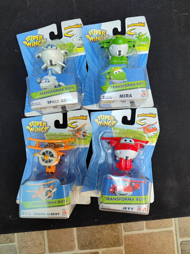 Set Super Wings Aviones Transformables 4 Avioncitos Fotorama