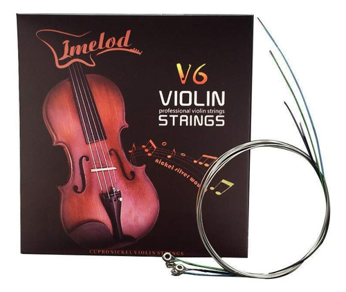 Imelod Cuerdas De Violin Universales 2 Set (g-d-a-e) Cuerdas