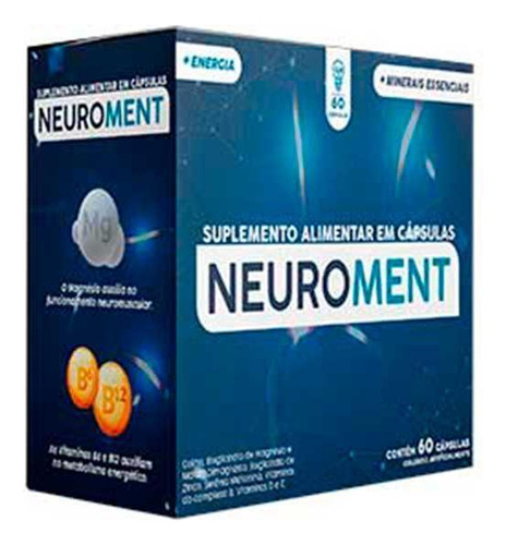 Neuroment 60 Cps - Suplemento Para Memória