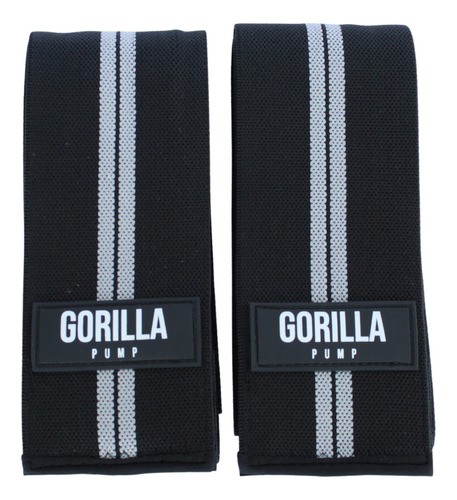Cintas Gorilla Pump Rodilleras Knee Wraps Con Velcro Gym 