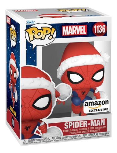Muñeca con sombrero Funko Heroes Marvel Spiderman Sm