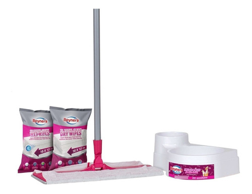 Kit Limpieza Casa Mascotas Trapeador Xl Total Clean Reynera