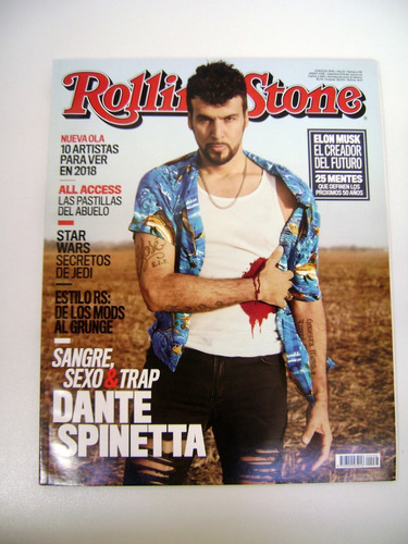 Rolling Stone 238 Dante Spinetta Pastillas Cardi B Sw Boedo