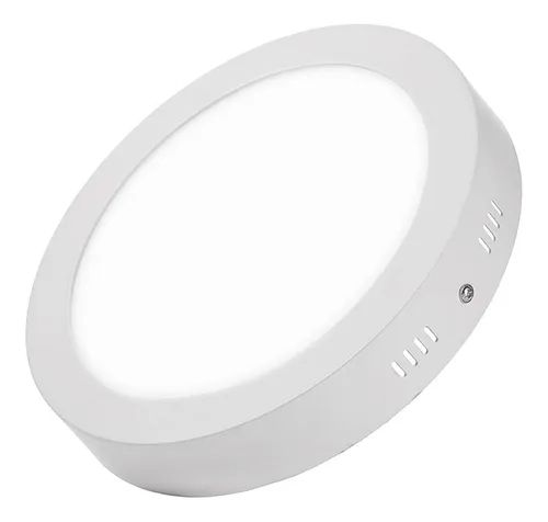 comprar Panel Plafon Led Aplicar 18w Redondo Alto Brillo Potenza