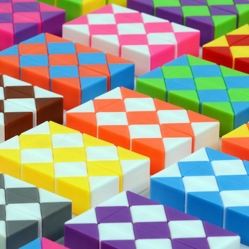 Juego De 70 Unidades Con Forma De Cubo De Serpiente Magic...