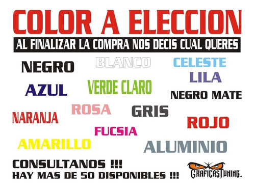 Imagen 5 de 5 de Calcos Llantas Motos 17p + Regalo - 00133 Graficastuning