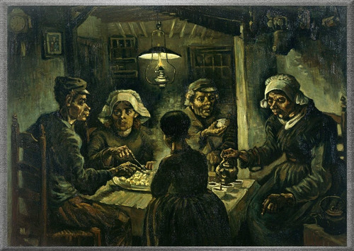 Cuadro Los Comedores De Papa De Vincent Van Gogh - 1885
