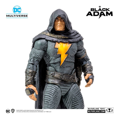 Figura Acción Black Adam Cloak Justice League Dc Mcfarlane
