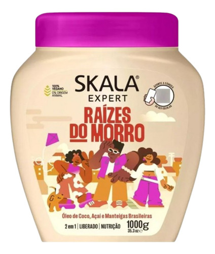 Skala Raizes Do Morro Mascara Crema De Peinar - 2en1- X 1 Kg