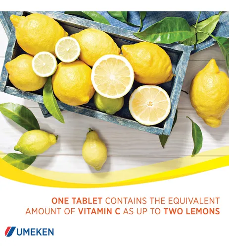 Umeken C-balance - Vitamina C De Alta Potencia, Masticable,