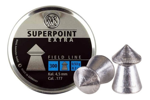 Diabolo Rws Superpoint Extra .177 (4.5mm)max.impacto Xtc