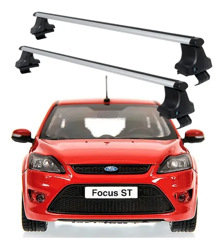 Barras De Techo Para Ford Focus 3 Familiar (2011-2018) - Kit De 2 Barras De Aluminio Gris | Portaequipajes, Hasta 75 Kg En Movimiento