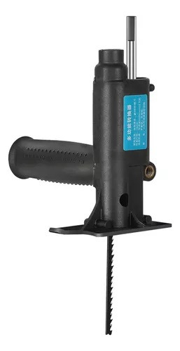 Taladro Eléctrico Negro Modificado Para Accesorios De Sierra