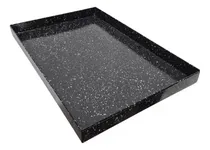 Comprar Asadera Bandeja Enlozada Negra Salpicada Pestaña 80x60x4,5cm