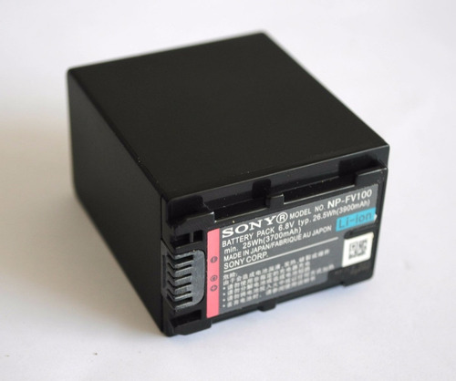 Batería recargable para videocámara Sony NP-Fv100