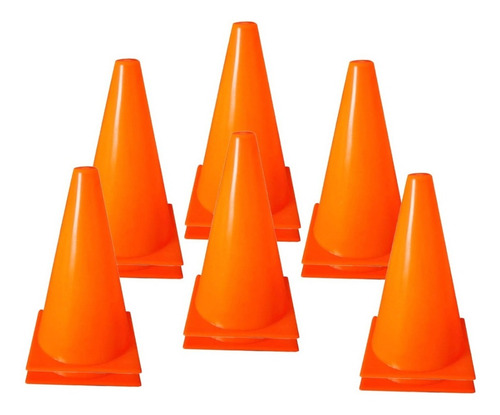 60 Pack Cono De Entrenamiento Naranja De 23 Centímetros Naranja