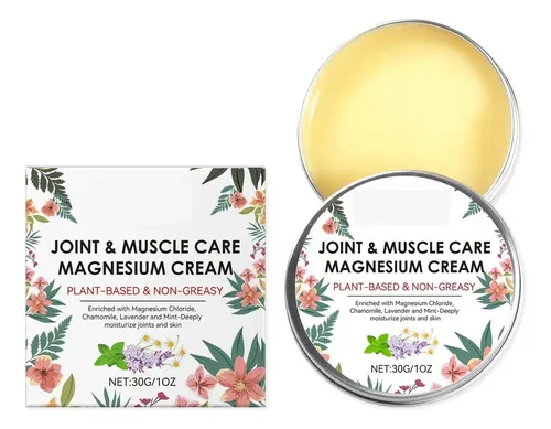 Creme Para Cuidados Com As Articulações De Magnésio