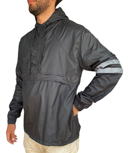 Chaqueta Kanguro Reflectivo Hombre Adultos Impermeable 