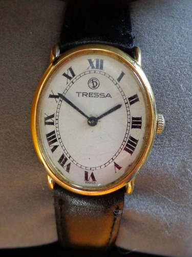 Reloj Tressa Antiguo A Cuerda Clasico Funcionando