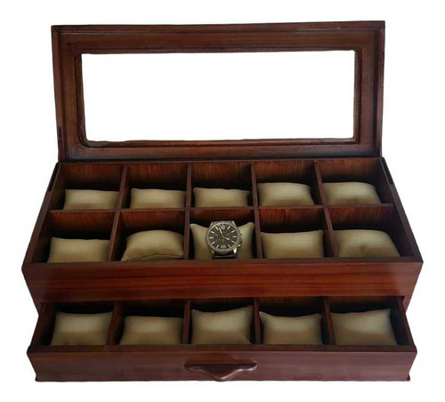 Caja Portarelojes #20 En Madera 