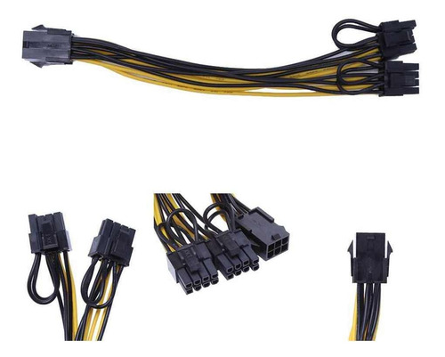 Pack De 50 Cables Pcie 6 A 6+2 Dual Para Tarjetas Gráficas