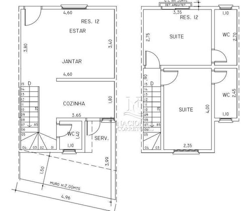 Imagem 15 de 20 de Sobrado Com 2 Dormitórios À Venda, 69 M² Por R$ 359.000,00 - Vila Príncipe De Gales - Santo André/sp - So3970