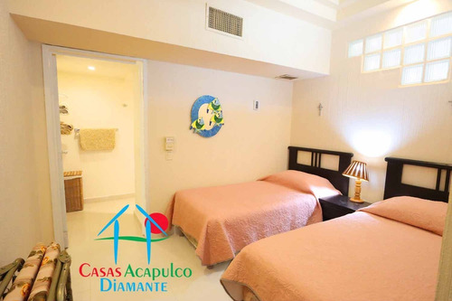 Imagen 14 de 30 de Cad Acapulco Marqués 705. Depa De Playa Para 6 Personas. Servicio De Limpieza