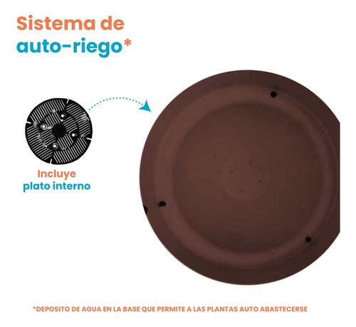 Kit 2 Macetas Colgantes Plástico Tipo Rattan Exteriores 3.6l