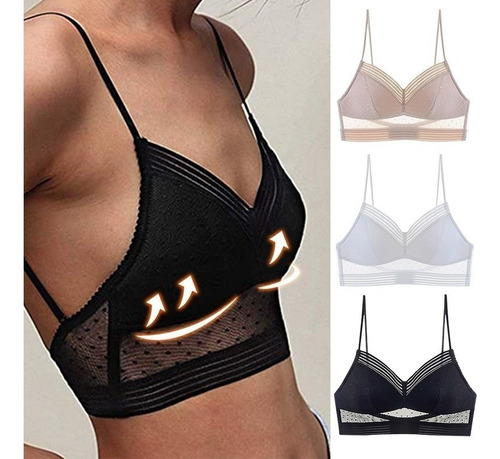 Top De Nadador Para Mujer Con Detalles Transparentes De 3 Pi