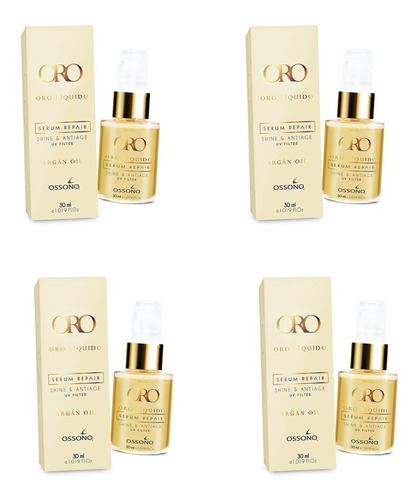 4 Oro Líquido Argán Ossono 30ml