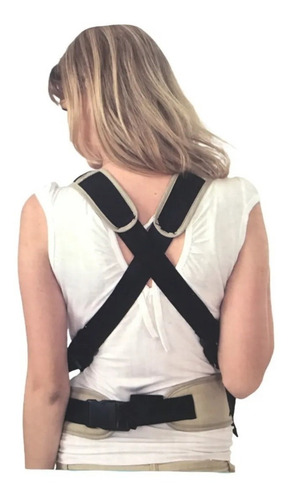 Imagen 4 de 10 de Mochila Portabebe Mediana Reversible Reforzada Priori