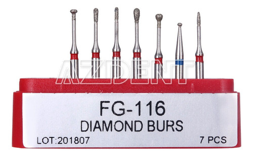 Kit Piedras Odontologicas Azdent Fg 116