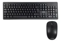 Comprar Kit De Teclado Y Mause Inalambrico En Español, Color Negro