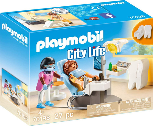 Playmobil Dentista 70198 Muñecos Aparatos Y Acc Edu Full