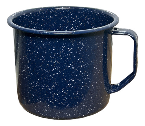 Pocillo Vaso De Peltre 14 Cm Azul Cobalto