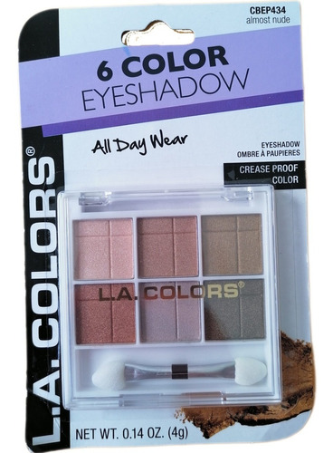 L.a. Colors 6 Color Eyeshadow - g a $857