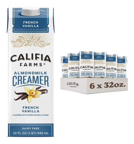 Califia Farms - Crema De Caf De La Leche De Almendra De Vain