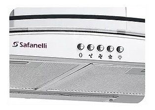 Imagem 5 de 8 de Coifa Depurador Parede Vidro Curvo Inox 90cm Safanelli