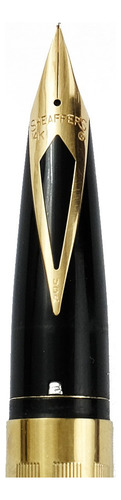 Pluma Fuente Sheaffer Imperial Touchdown De 1970 Punto Oro Chapa De Oro N/a (Usado)