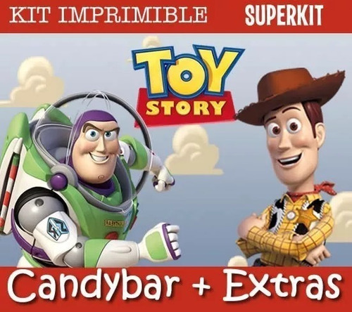Kit Imprimible Toy Story Nenes Invitaciones Cumpleaños