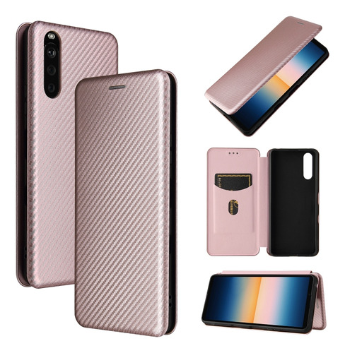 Funda De Piel Para Sony Xperia 10 Iii Tpu + Pc + Pu