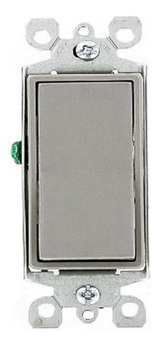 Leviton Gy 15 Amp, Decora Rocker Interruptor Silencioso De C