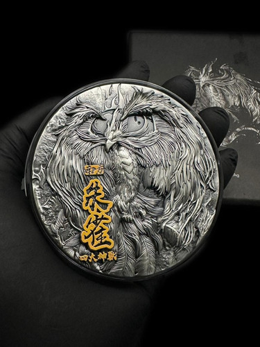 2 Onzas De Plata 2021 Vermillion Bird