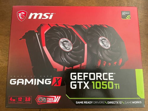 Imagen 2 de 4 de Tarjeta De Video Msi Nvidia Geforce Gtx 1050ti Gaming X