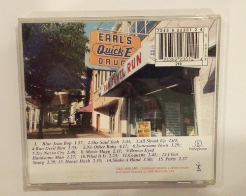 Paul Mccartney Cd Run Devil Run (Usado)
