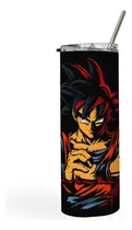 Comprar Termo Skinny 600ml Goku Dragon Ball Estampado Con Popote