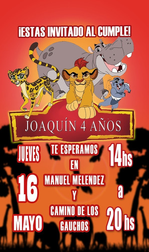 Invitaciones Digitales Tarjetas Cumpleaños Personalizada